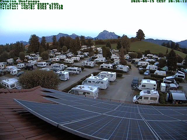 Archiv Foto Webcam Blick auf den Campingplatz am Hopfensee