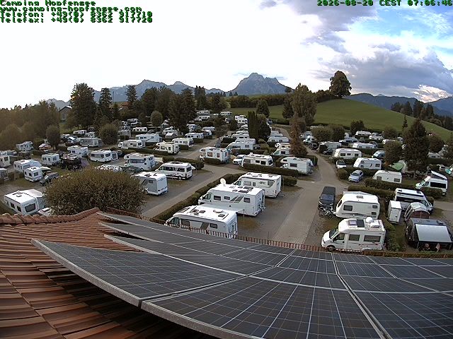 Archiv Foto Webcam Blick auf den Campingplatz am Hopfensee