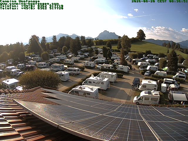 Archiv Foto Webcam Blick auf den Campingplatz am Hopfensee