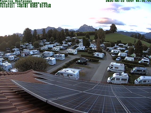 Archived image Webcam Campsite Hopfensee
