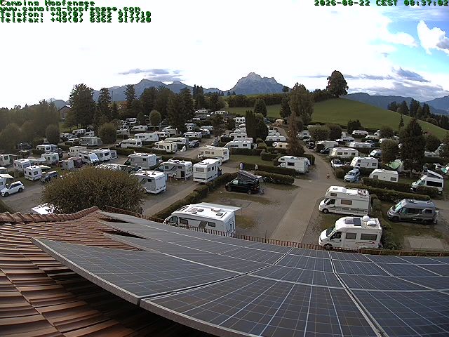 Archived image Webcam Campsite Hopfensee