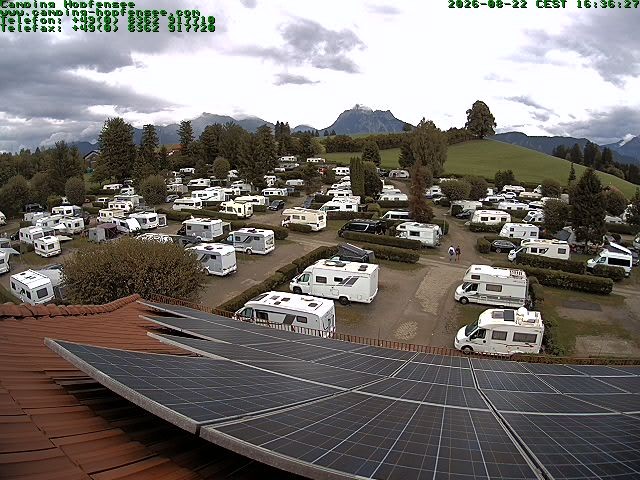 Archived image Webcam Campsite Hopfensee
