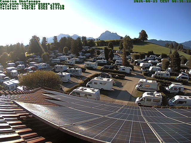 Archiv Foto Webcam Blick auf den Campingplatz am Hopfensee