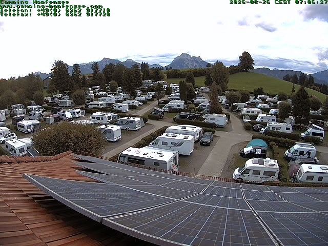 Archiv Foto Webcam Blick auf den Campingplatz am Hopfensee
