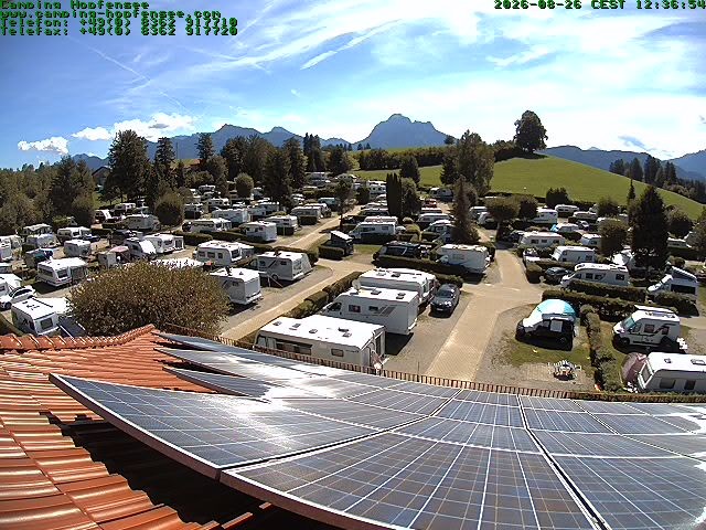 Archiv Foto Webcam Blick auf den Campingplatz am Hopfensee