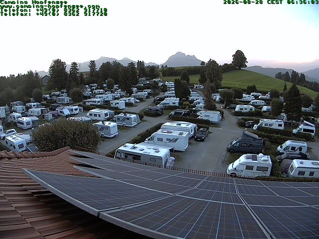 Archiv Foto Webcam Blick auf den Campingplatz am Hopfensee