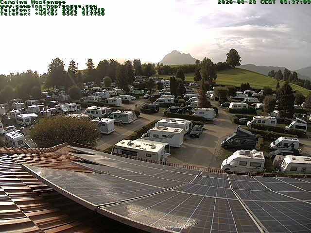Archiv Foto Webcam Blick auf den Campingplatz am Hopfensee