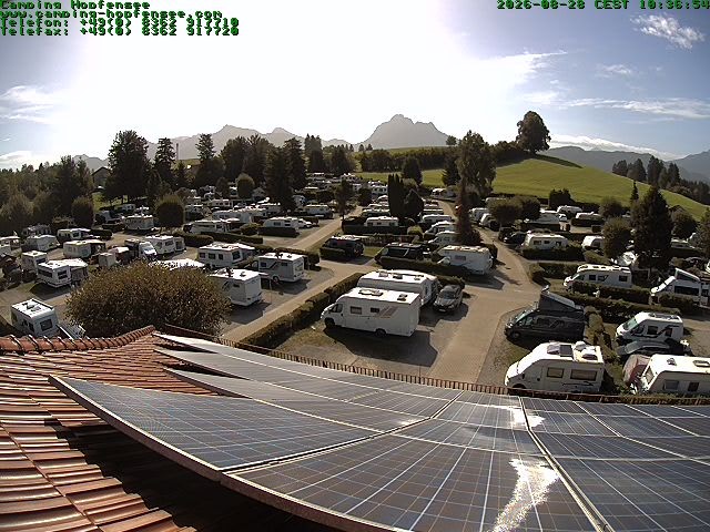 Archiv Foto Webcam Blick auf den Campingplatz am Hopfensee