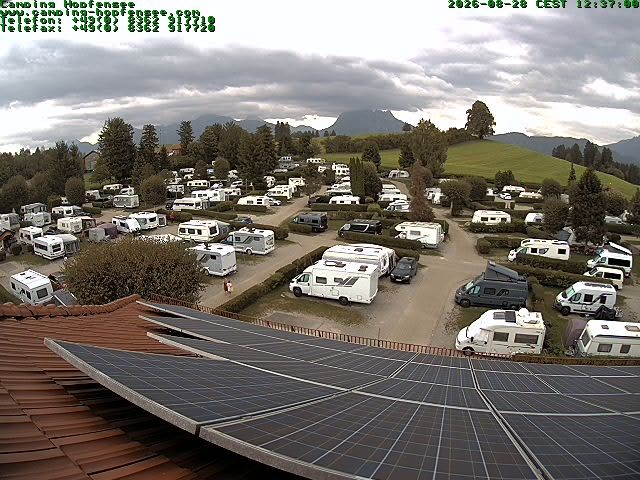 Archiv Foto Webcam Blick auf den Campingplatz am Hopfensee