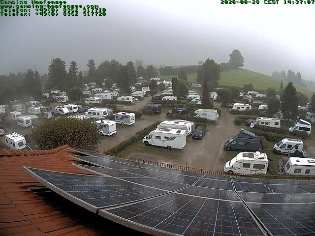 Archiv Foto Webcam Blick auf den Campingplatz am Hopfensee
