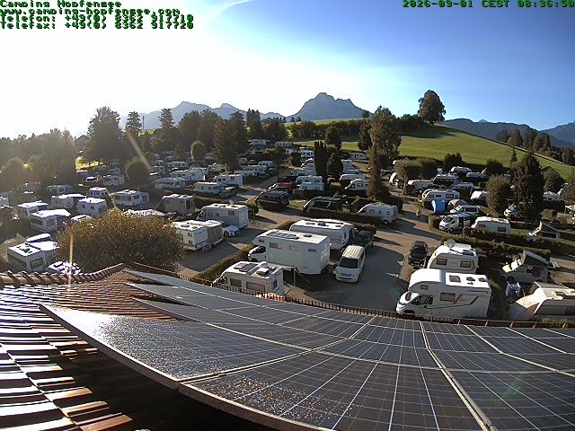 Archiv Foto Webcam Blick auf den Campingplatz am Hopfensee