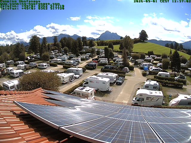 Archiv Foto Webcam Blick auf den Campingplatz am Hopfensee