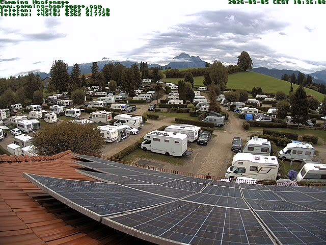 Archiv Foto Webcam Blick auf den Campingplatz am Hopfensee