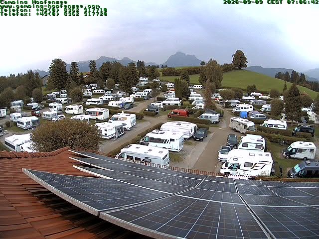 Archiv Foto Webcam Blick auf den Campingplatz am Hopfensee