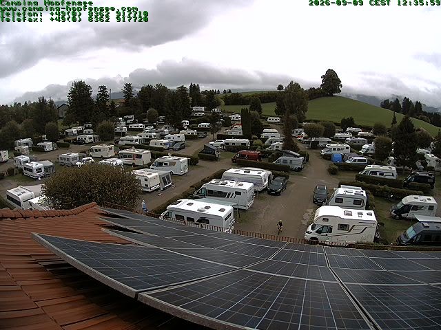 Archiv Foto Webcam Blick auf den Campingplatz am Hopfensee