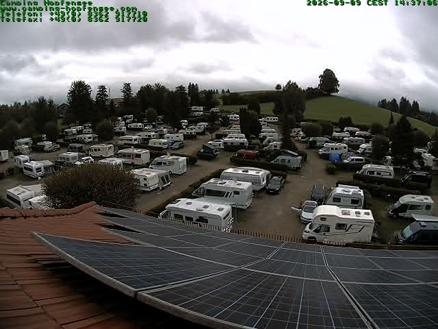 Archiv Foto Webcam Blick auf den Campingplatz am Hopfensee