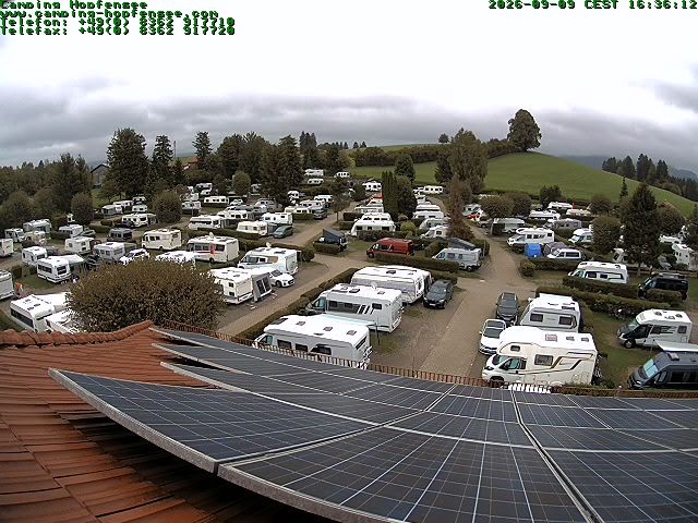 Archiv Foto Webcam Blick auf den Campingplatz am Hopfensee