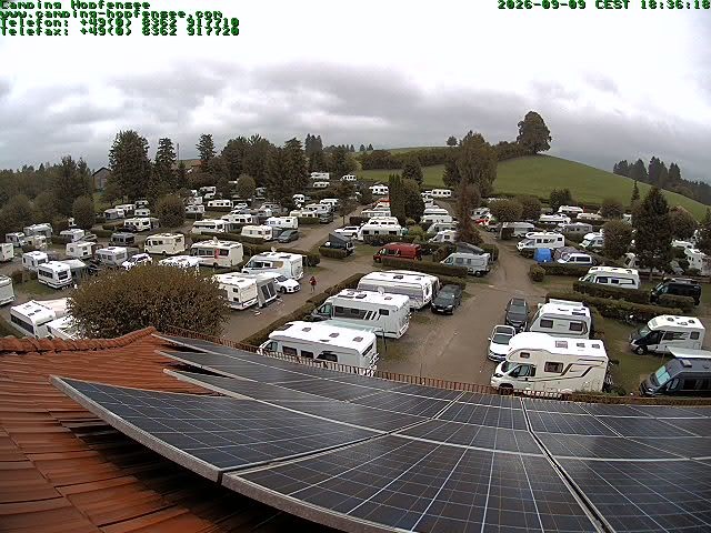 Archiv Foto Webcam Blick auf den Campingplatz am Hopfensee