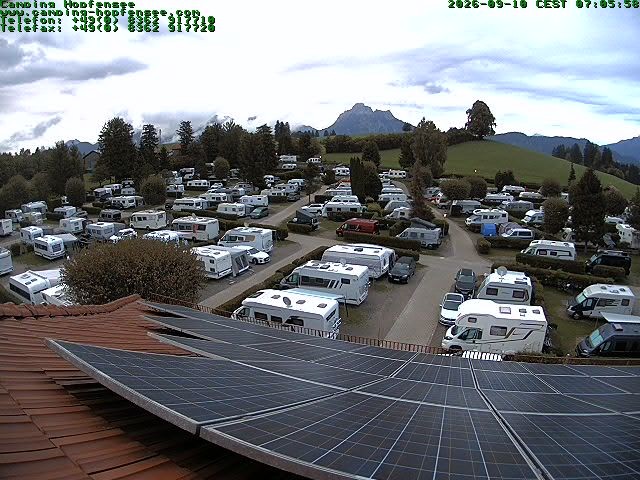 Archiv Foto Webcam Blick auf den Campingplatz am Hopfensee