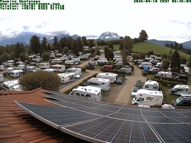 Archiv Foto Webcam Blick auf den Campingplatz am Hopfensee