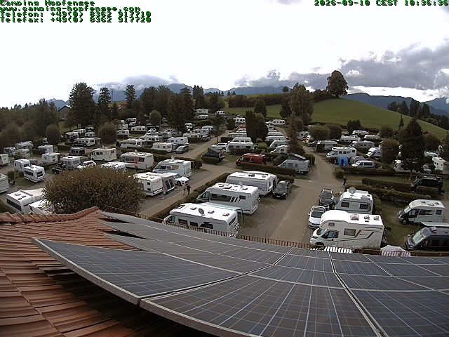 Archiv Foto Webcam Blick auf den Campingplatz am Hopfensee