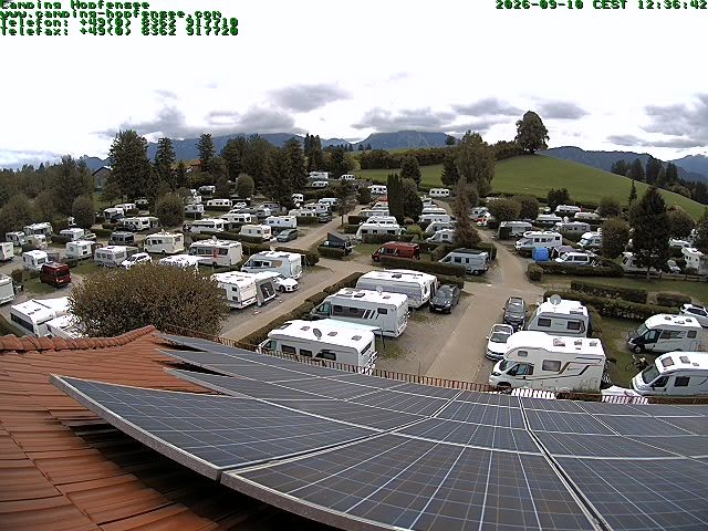 Archiv Foto Webcam Blick auf den Campingplatz am Hopfensee