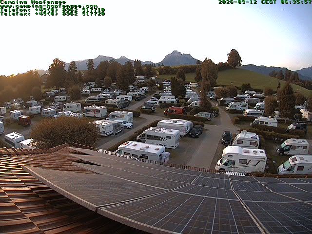 Archiv Foto Webcam Blick auf den Campingplatz am Hopfensee