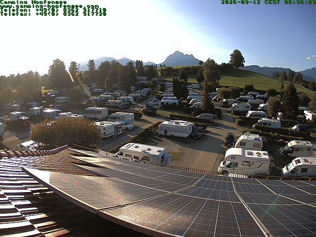 Archiv Foto Webcam Blick auf den Campingplatz am Hopfensee