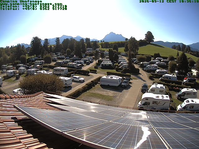 Archiv Foto Webcam Blick auf den Campingplatz am Hopfensee