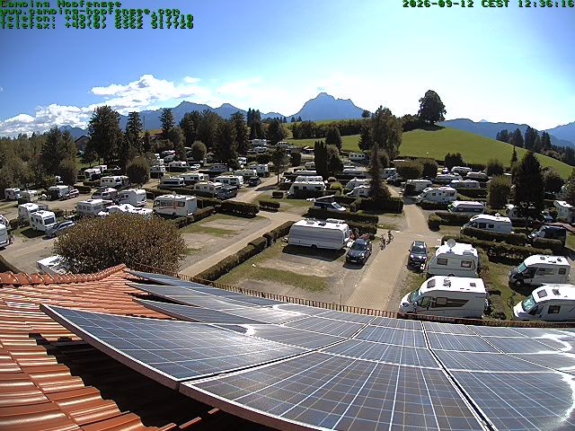 Archiv Foto Webcam Blick auf den Campingplatz am Hopfensee