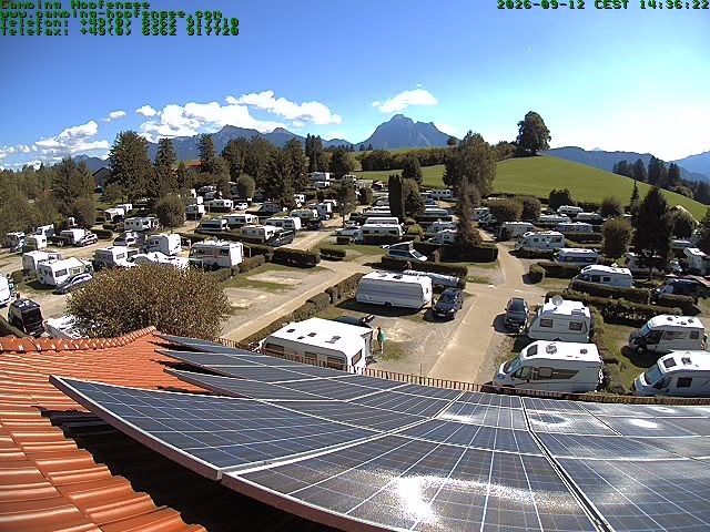 Archiv Foto Webcam Blick auf den Campingplatz am Hopfensee