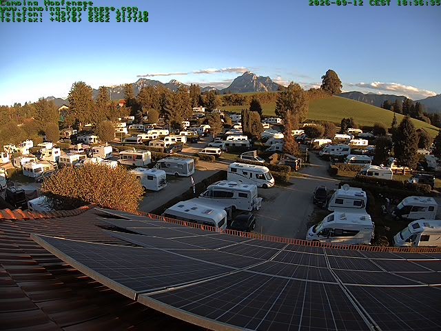 Archiv Foto Webcam Blick auf den Campingplatz am Hopfensee