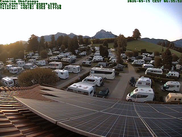 Archiv Foto Webcam Blick auf den Campingplatz am Hopfensee