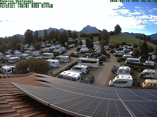 Archiv Foto Webcam Blick auf den Campingplatz am Hopfensee