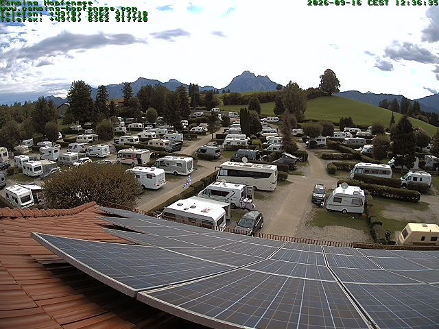 Archiv Foto Webcam Blick auf den Campingplatz am Hopfensee