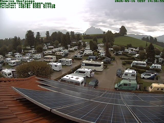 Archiv Foto Webcam Blick auf den Campingplatz am Hopfensee