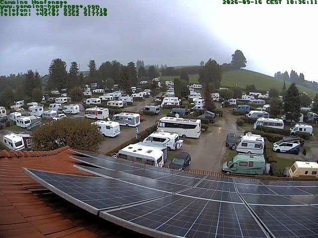 Archiv Foto Webcam Blick auf den Campingplatz am Hopfensee