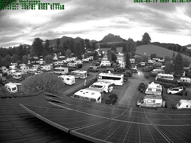 Archiv Foto Webcam Blick auf den Campingplatz am Hopfensee