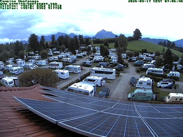 Archiv Foto Webcam Blick auf den Campingplatz am Hopfensee