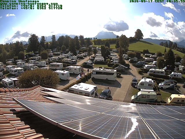 Archiv Foto Webcam Blick auf den Campingplatz am Hopfensee