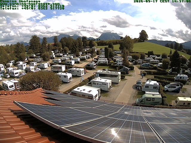 Archiv Foto Webcam Blick auf den Campingplatz am Hopfensee