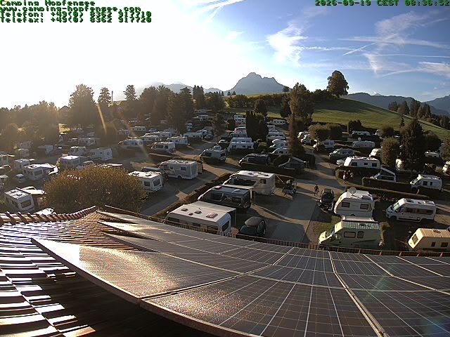 Archiv Foto Webcam Blick auf den Campingplatz am Hopfensee
