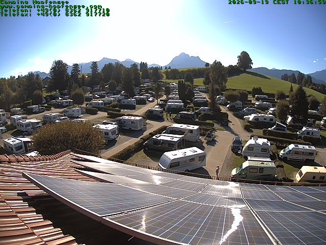 Archiv Foto Webcam Blick auf den Campingplatz am Hopfensee