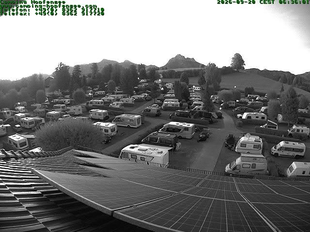 Archiv Foto Webcam Blick auf den Campingplatz am Hopfensee