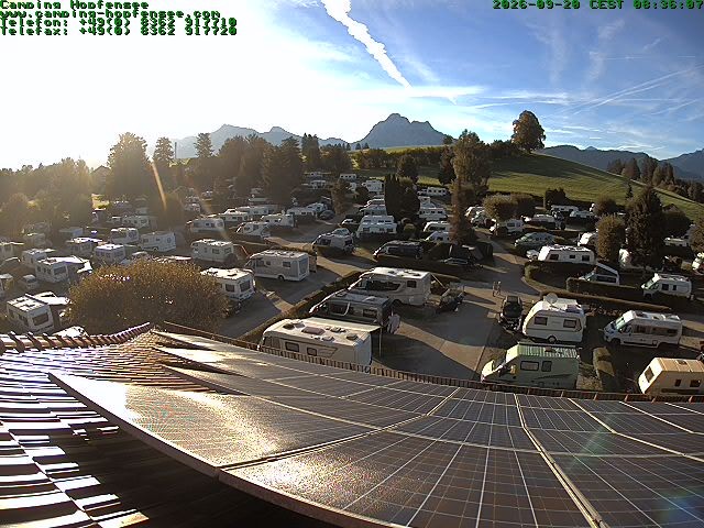 Archiv Foto Webcam Blick auf den Campingplatz am Hopfensee