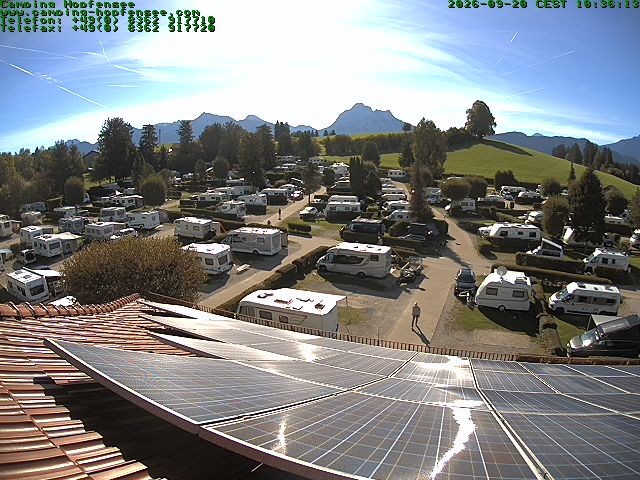 Archiv Foto Webcam Blick auf den Campingplatz am Hopfensee