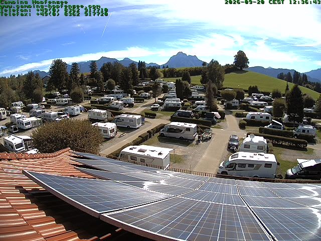 Archiv Foto Webcam Blick auf den Campingplatz am Hopfensee
