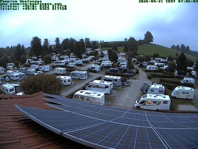 Archiv Foto Webcam Blick auf den Campingplatz am Hopfensee