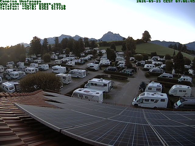 Archived image Webcam Campsite Hopfensee