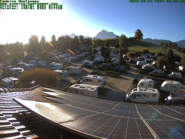 Archiv Foto Webcam Blick auf den Campingplatz am Hopfensee